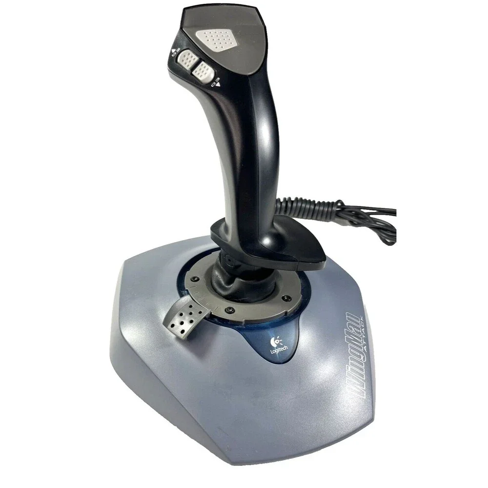 Logitech Wingman Attack Flight Vintage Wired Joystick J-YB11 Tested
